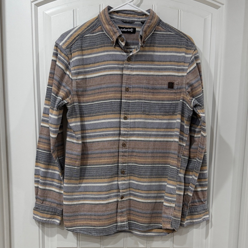 EUC Men's Striped Button-Down Shirt